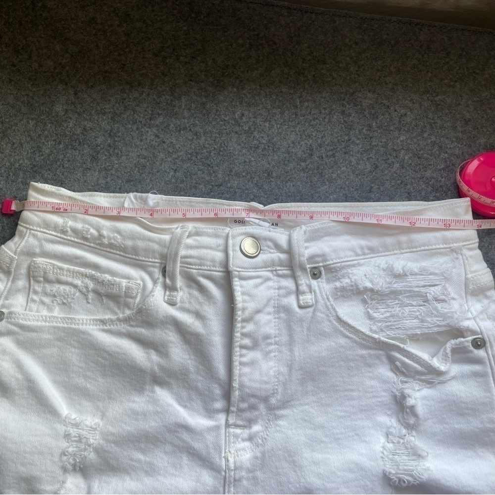 Good AMERICAN Good '90s Short in White size 2/26 new - Picture 9 of 14